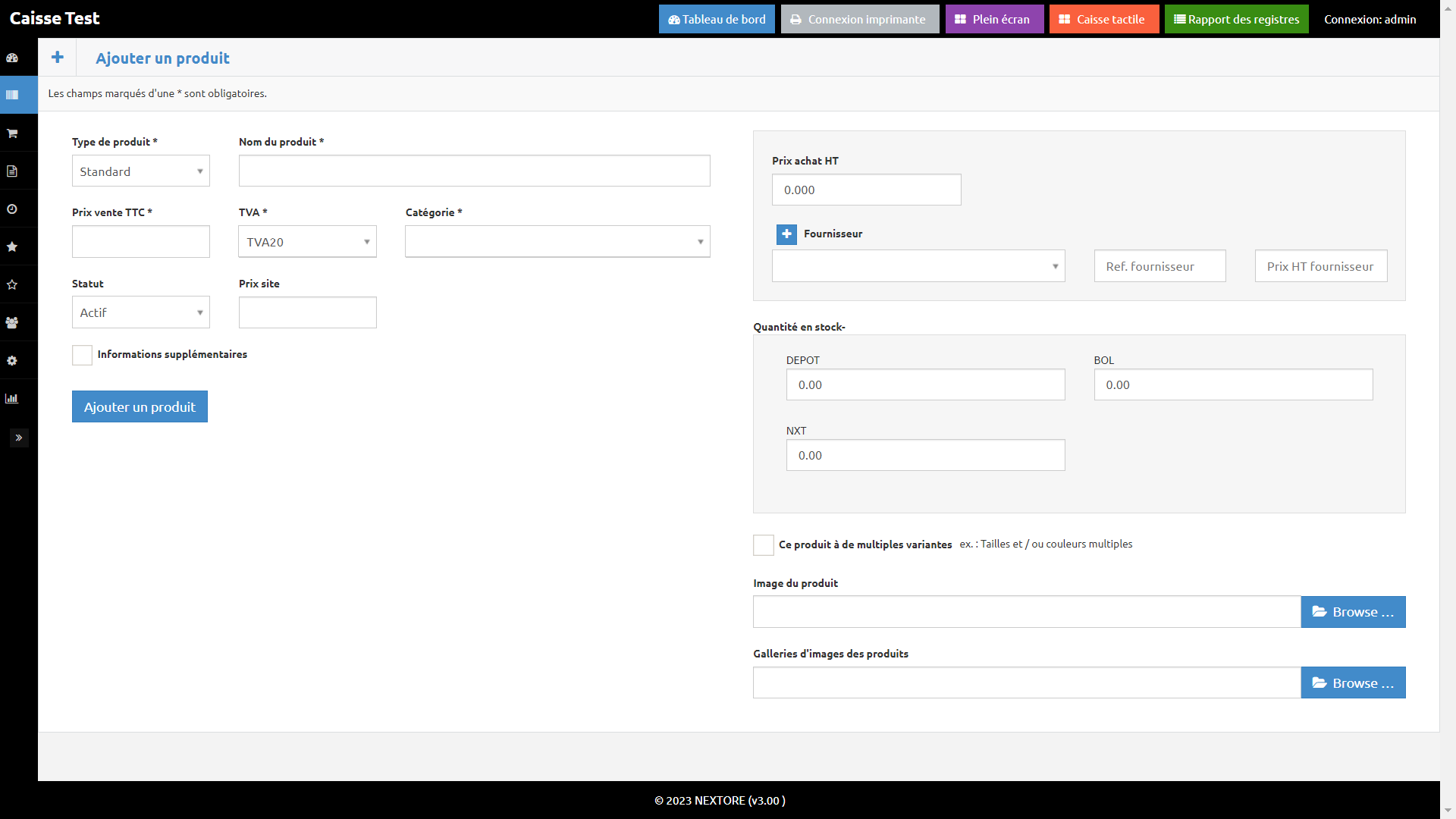 4.1.2 Ajouter produit